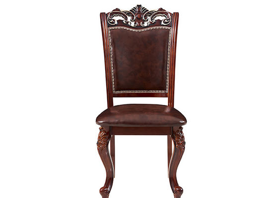 Europejskie krzesła do jadalni ze sztucznej skóry Leather