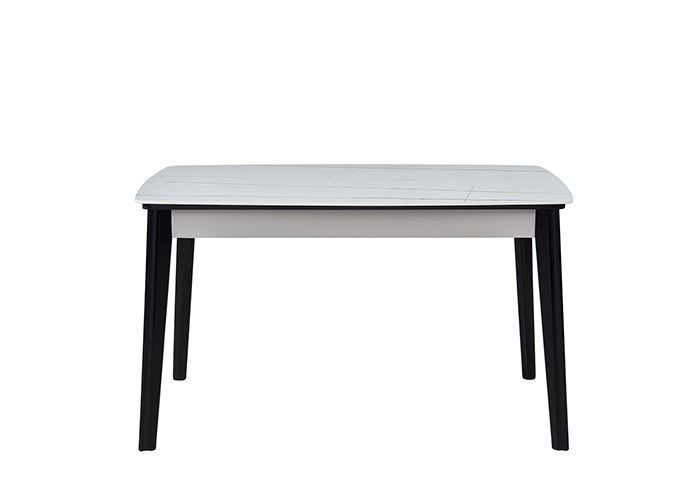 130 cm Stylowy rodzinny stół z litego drewna łupkowego z litego drewna