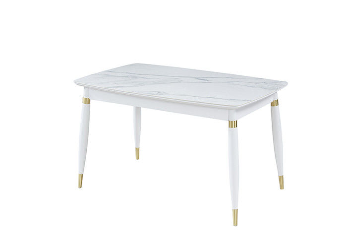 Lekki luksusowy styl 130cmx80cmx76cm Stół do jadalni z łupków