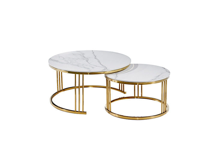 Fashion Living Room Coffee Circle Marmurowy stół do jadalni