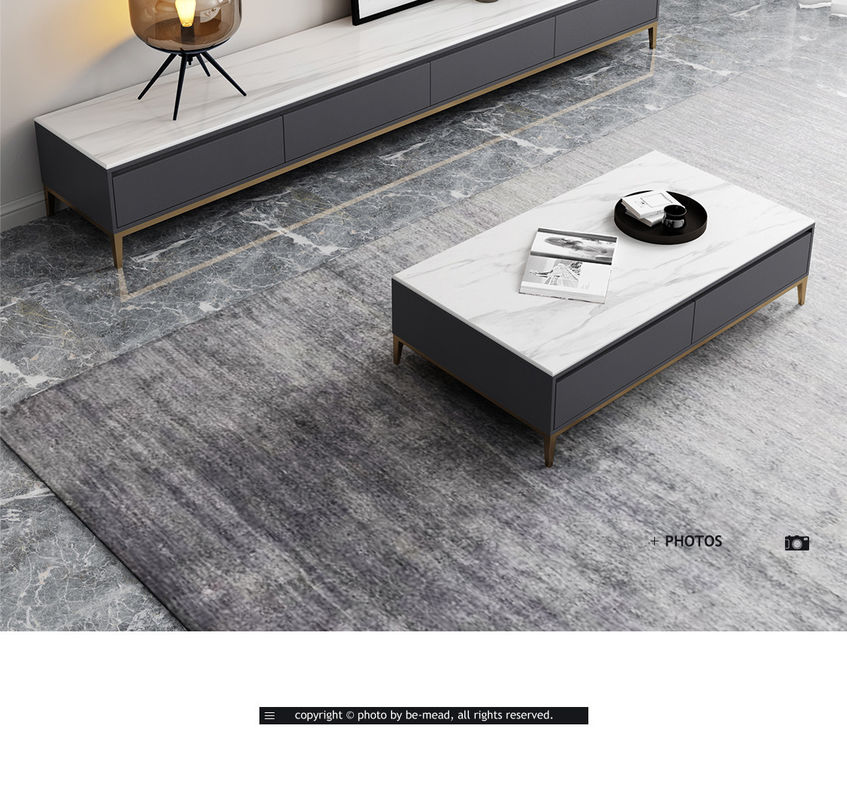 200x40x25cm Minimalistyczny zestaw stolików pod telewizor