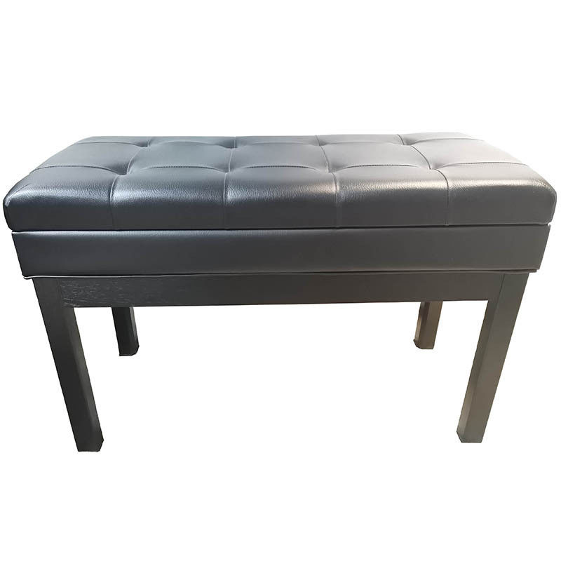 Skórzany stołek Odm Antique Double Piano Ottoman o wysokości 86 cm