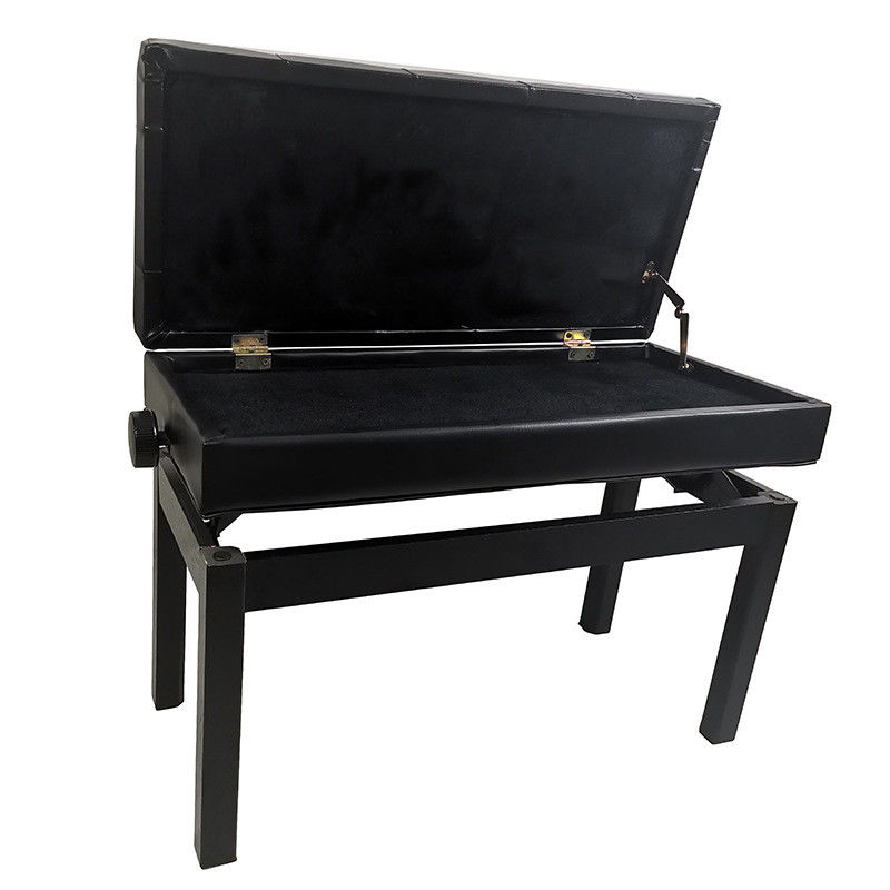 Skórzany stołek Odm Antique Double Piano Ottoman o wysokości 86 cm