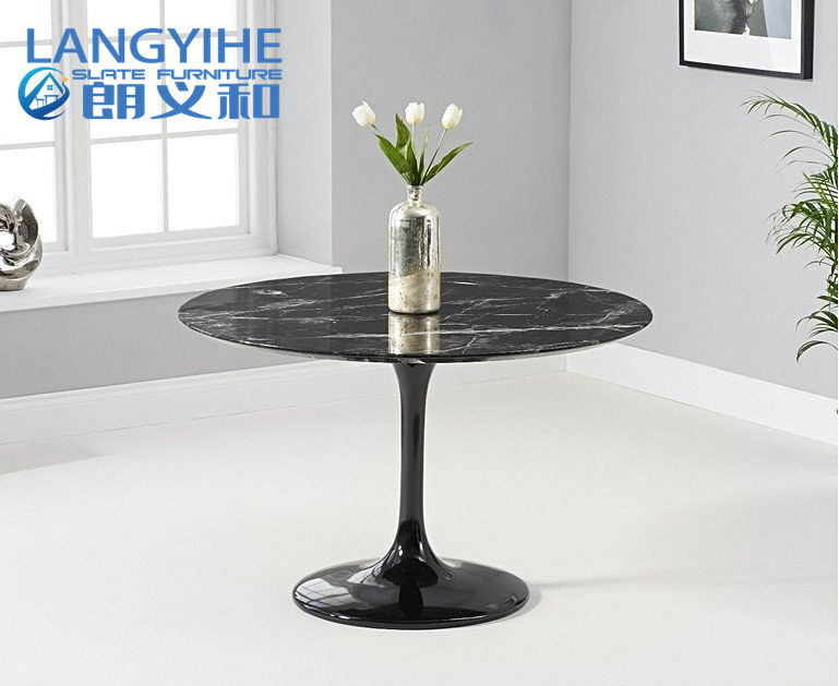 Oem 120 cm okrągły marmurowy stół do jadalni na śniadanie